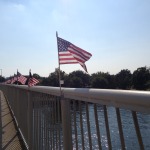 9/11 Flags on 14th Street Bridge over Potomac